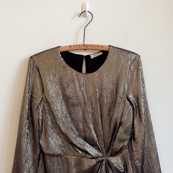 LOVESHACKFANCY • Allegra Dress in Gold - Picture 5 of 15